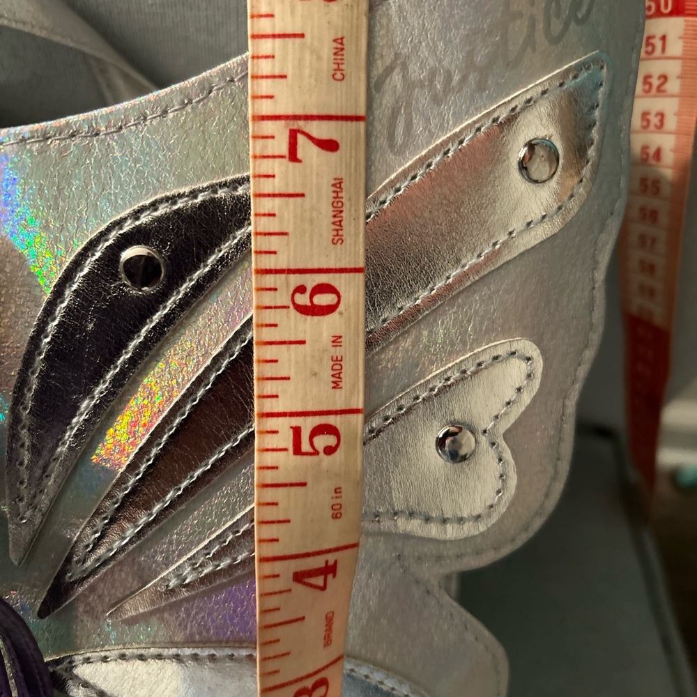 Silver Butterfly Backpack Bag - image 5